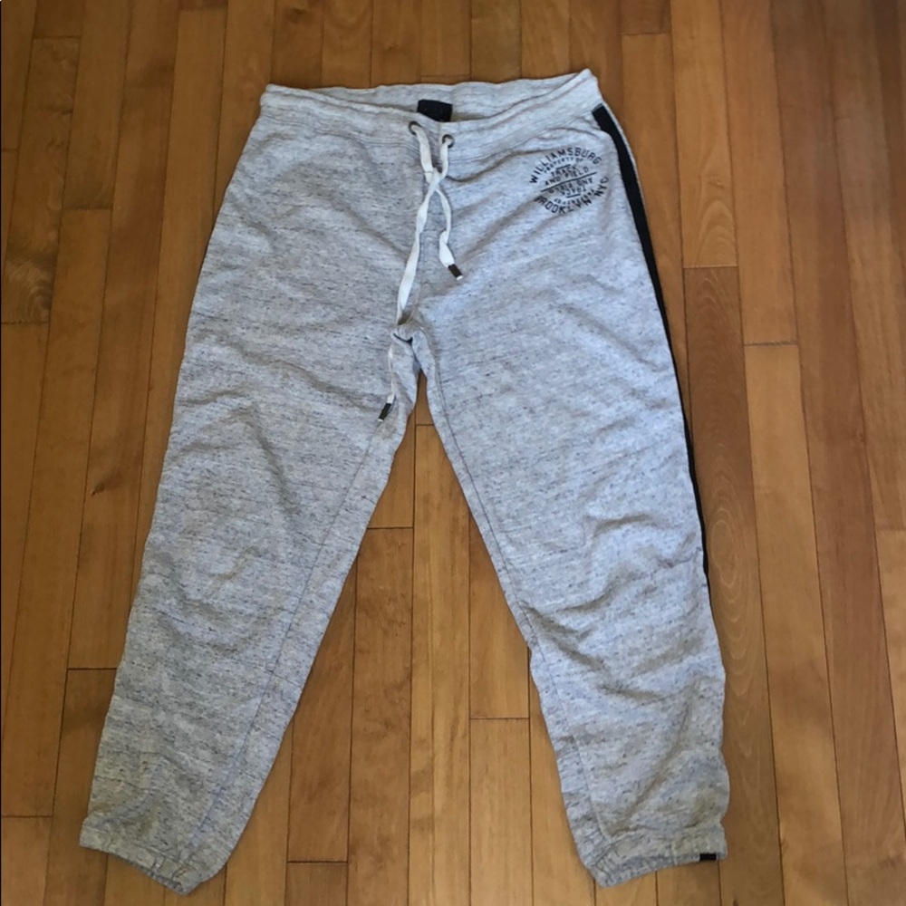 Grey sweatpants